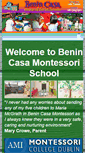 Mobile Screenshot of benincasamontessori.com